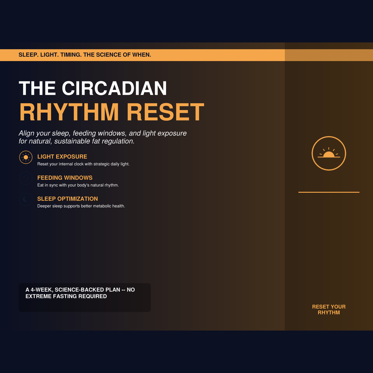 The Circadian Rhythm Reset